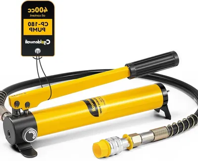 Productafbeelding van Hydraulische Pomp - Handpomp - Krachtig Gereedschap - Gladde Afdichting - 400cc - Zwart