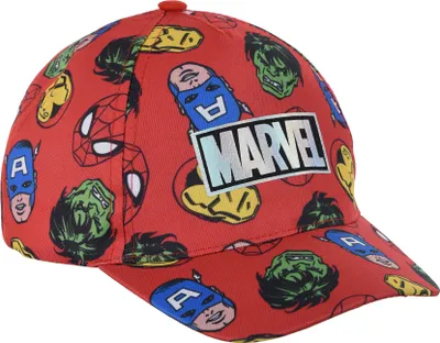 Produktbild von Avengers Kinder Kappe Jungen Baseball-Cap Mütze Sommer-Hut, Farbe:Rot, Größe:52