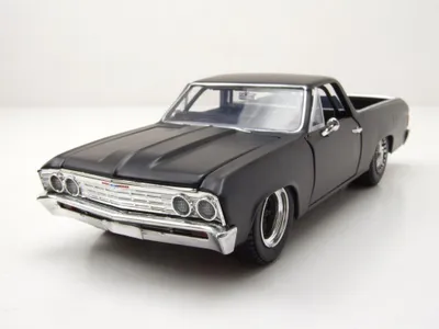 Produktbild von Jada Toys 253203086 Chevrolet El Camino 1967 schwarz Fast & Furious 1:24
