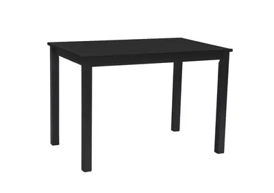 Produktbild von Woodroom Tisch Kota Hevea massiv schwarz lackiert 110x75x70 cm