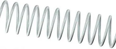 Immagine prodotto di Anelli di rilegatura in metallo - Portadocumenti - Rilegatori a clip rigidi - 14 mm - 100 pezzi - Bianco
