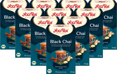 Produktbild von 10 xYOGI TEA Black Chai | 10 x 37,4g