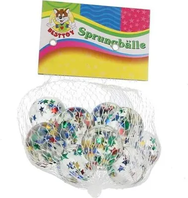 Produktbild von Sprungball-Set - Sterne ca. 27 mm - 12 Stück