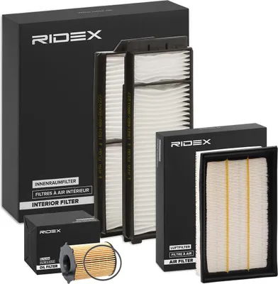 Produktbild von RIDEX Filterset Inspektionspaket Filtersatz für MAZDA 3 (BK) 3 (BL) 3 Stufenheck (BK)