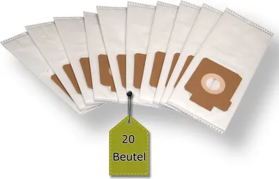 Produktbild von 20 Staubsaugerbeutel passend für ELECTROLUX ES 17 + 4 Motor-Filter