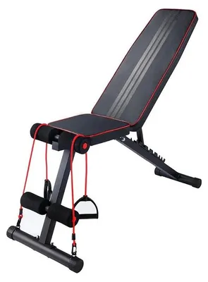 Obrázok produktu pre Naklonená posilovacia lavička s expanderom X-Sport