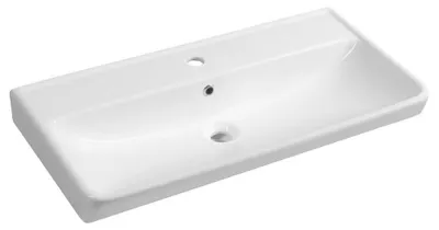 Image de NEON lavabo en céramique 80x41,5cm, blanc