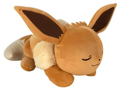 Image de Peluche Pokémon Sleeping Cuddle Eevee, 45cm
