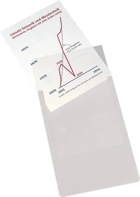 Produktbild von Magnet-Sichttasche DIN A4 hoch, grau