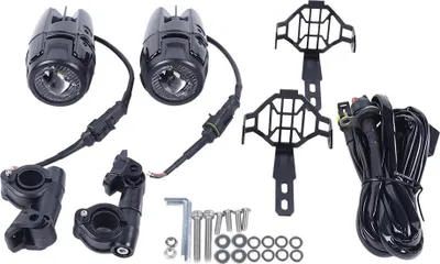Obrázek produktu pro LED mlhová světla pro motocykly – sada 2 kusů přídavných světlometů – denní svícení