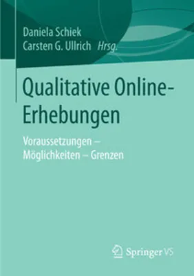 Obrázek produktu pro Qualitative Online-Erhebungen