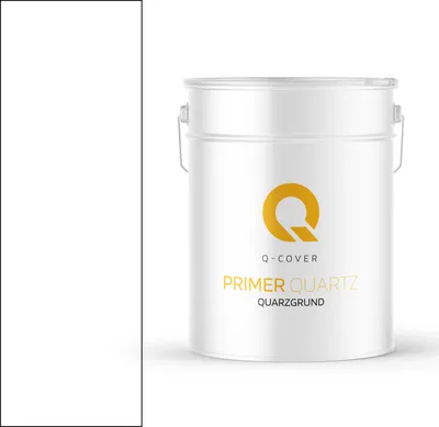 Produktbild von Quarzgrund Für Buntsteinputz |  15kg Weiß M01 Acrylatdispersion Grundiermittel Innen & Außen Für Wände Ca. 0,3-0,4 Kg/M2