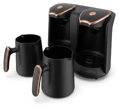 Türkische Kaffeemaschine 1200 W, 2 Kammern, 2 Tassen