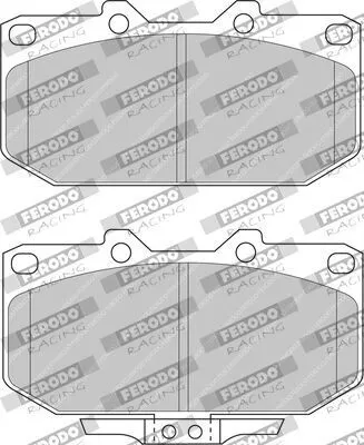 Produktbild von FERODO RACING Bremsbeläge Satz Vorne Bremsklötze für SUBARU IMPREZA Stufenheck (GD) FDS986