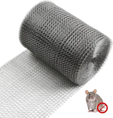 Productafbeelding van Muizenwerend gaas – RVS – 6 m x 12,7 cm – Afschermingsgaas – Rattenwerend gaas – Ongediertebestrijding – Afschermingsgaas – Tegen ongedierte