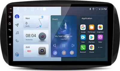 Obrázok produktu pre 9''autorádio Carplay pre Mercedes Benz Smart Forfour Fortwo 453 2015-2019 Android13 GPS RDS SWC BT SWC wifi 2+64G 4Kern