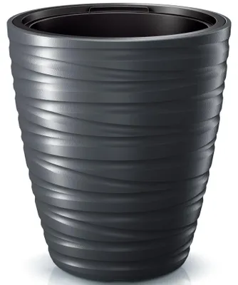 Produktbild von Prosperplast Pflanzentopf Amazing - Kunststoff - anthrazit - D37 cm