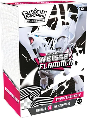 A product box for a Pokemon trading card game booster bundle.