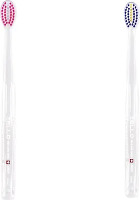 Produktbild von 2x TELLO Brush Ultra Soft 4920 Ortho - KFO Zahnbürste