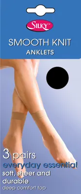 Produktbild von Silky Damen Strümpfe, knöchelhoch LW249 (Einheitsgröße) (Schwarz)