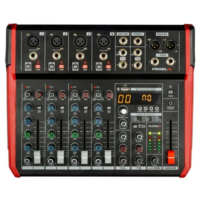 Zdjęcie produktu dla PROEL PLAYMIX8 Mikser analogowy