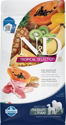 Productafbeelding van Farmina Pet Food 8010276042330, Volwassen dier, Alle rassen, Granen, Lam, 2 kg