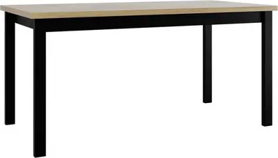Obrázek produktu pro Rozkládací kuchyňský stůl 160x90 cm ELISEK 4 - dub sonoma / černý
