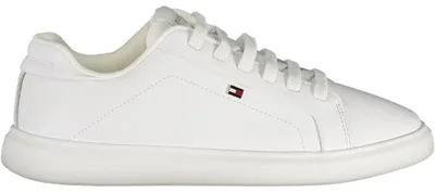 Produktbild von Eleganter Damen-Sportschuh Weiß mit Applikation und Logo-Schnürung