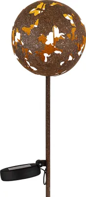 Produktbild von GLOBO 36747 Solarleuchte Metall rostfarben, LED