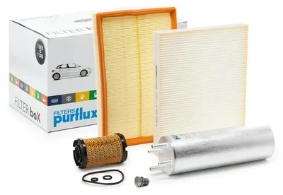 Produktbild von PURFLUX Filterset Inspektionspaket Filtersatz für VW Transporter V Bus (7HB, 7HJ, 7EB, 7EJ, 7EF, 7EG, 7HF, 7EC) Multivan V Transporter V Kastenwagen