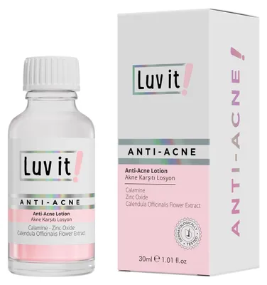 Produktbild von Anti-Akne Nachtlotion mit Salicylsäure & Zinkoxid gegen Pickel – Luv it!