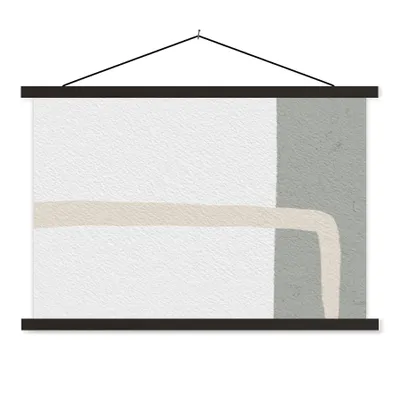 Produktbild von MuchoWow® Textilposter Abstrakt - Minimalismus - Design 150x100 cm mit schwarzem Rahmen - Schlafzimmer