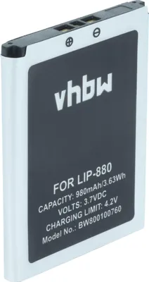 Produktbild von vhbw Akku kompatibel mit Sony NW-HD5, NW-HD5B, NW-HD5R, NW-HD5S, 20GB MP3-Player Musik Player (980 mAh, 3,7 V, Li-Ion)