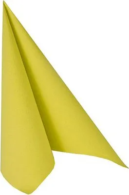 Produktbild von 250 Papstar Servietten ROYAL Collection 1/4-Falz 40 cm x 40 cm limonengrün 10819