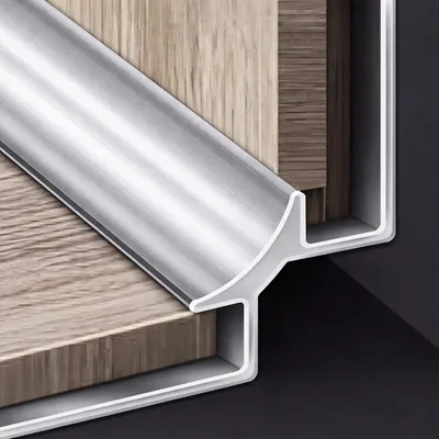 Produktbild von Inneneckprofil für SPC-Wandpaneel Silver 2,6 m - Lišta 2600mm