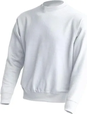 Immagine prodotto di JHK - Felpa girocollo da uomo/donna unisex LT4422 (M) (bianca)