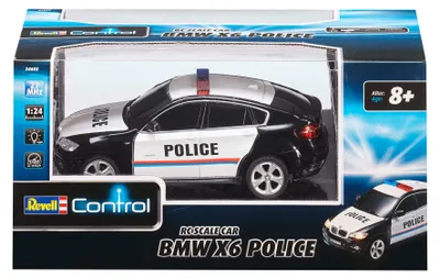 Produktbild von Revell Control 24655 - BMW X6 Police im Maßstab 1:24, 96 Jahr(e), Kunststoff
