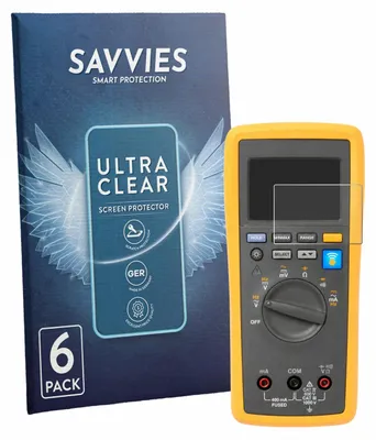 Produktbild von 6x Für Fluke 3000 FC Schutzfolie Savvies Displayschutz Display Schutz Folie Klar Transparent