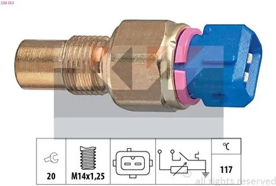 Image de KW 530 553 Capteur de température du liquide de refroidissement en bas