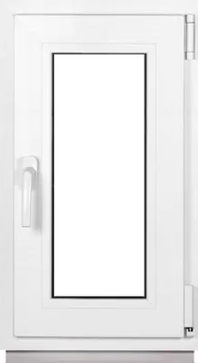 Produktbild von Framex Kellerfenster Fenster Kunststofffenster Weiß Breite x Höhe 40 x 75 cm (400 x 750 mm) 2fach (32 mm) Dreh Kipp DIN Rechts - Premium