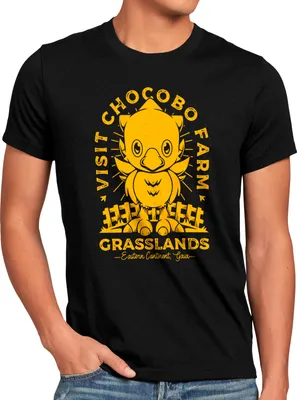 Produktbild von style3 Grasslands Area Herren T-Shirt anime cloud chocobo sephiroth
