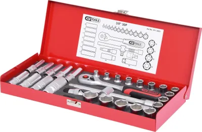 Immagine prodotto di KS TOOLS®   Steckschlüssel-Satz 30-teilig
