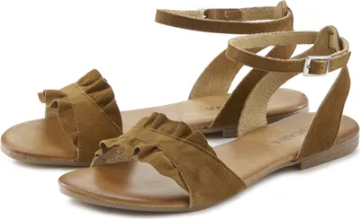 Produktbild von LASCANA Sandale offener Schuh, camelfarben Größe 42