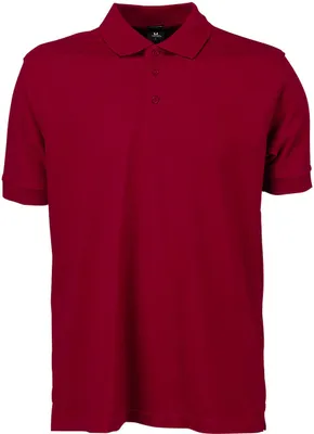 Produktbild von Tee Jays 1405 | Mens Luxury Stretch Poloshirt Herren - Farbe: Deep Red - Größe: S