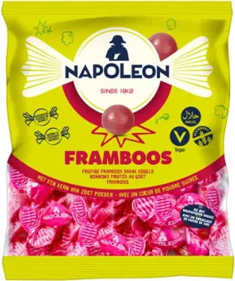 Produktbild von Napoleon - Candy Napoleon Raspberry Bag 1 kg | Tasche A 1000 Gramm | 5 Stücke