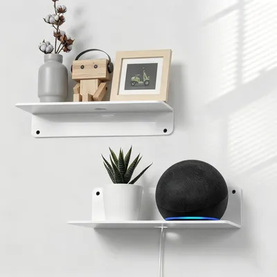 Immagine prodotto di Omgoods - Set di 2 mensole sospese - Ideali per bagno e cucina