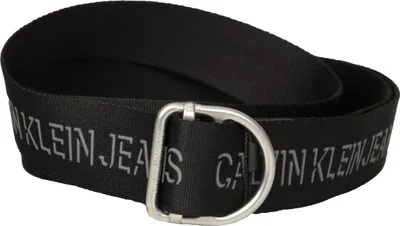 Zdjęcie produktu dla Pasek męski CK CALVIN KLEIN z regulowanego płótna, nr katalogowy ZM0ZM02011 EO / CANVAS PLAQUE BLT, rozmiar 85 * 128 cm + klamra 2 cm – całkowita długość 130 cm, 100% poliester