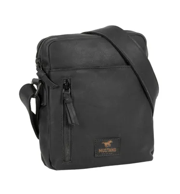 Produktbild von MUSTANG Leder Umhängetasche San Marino Crossover Bag Black schwarz
