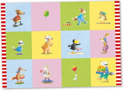 Produktbild von 6 Kleiner Rabe Socke Tischsets