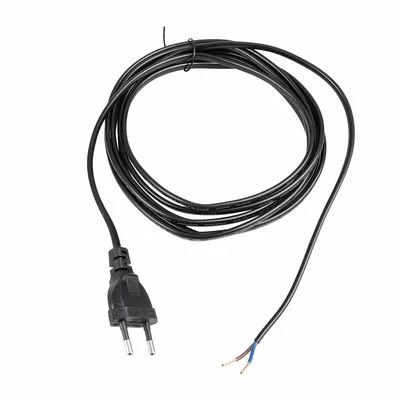 Produktbild von Netzkabel 3 m Eurostecker 300 SW C7 schwarz offenes Ende